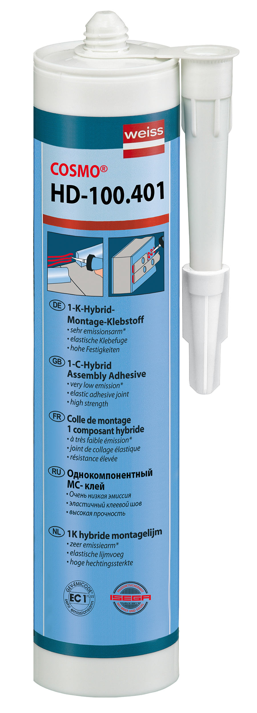 COSMO® HD-100.401, 1-K-MS-Montage-Klebstoff