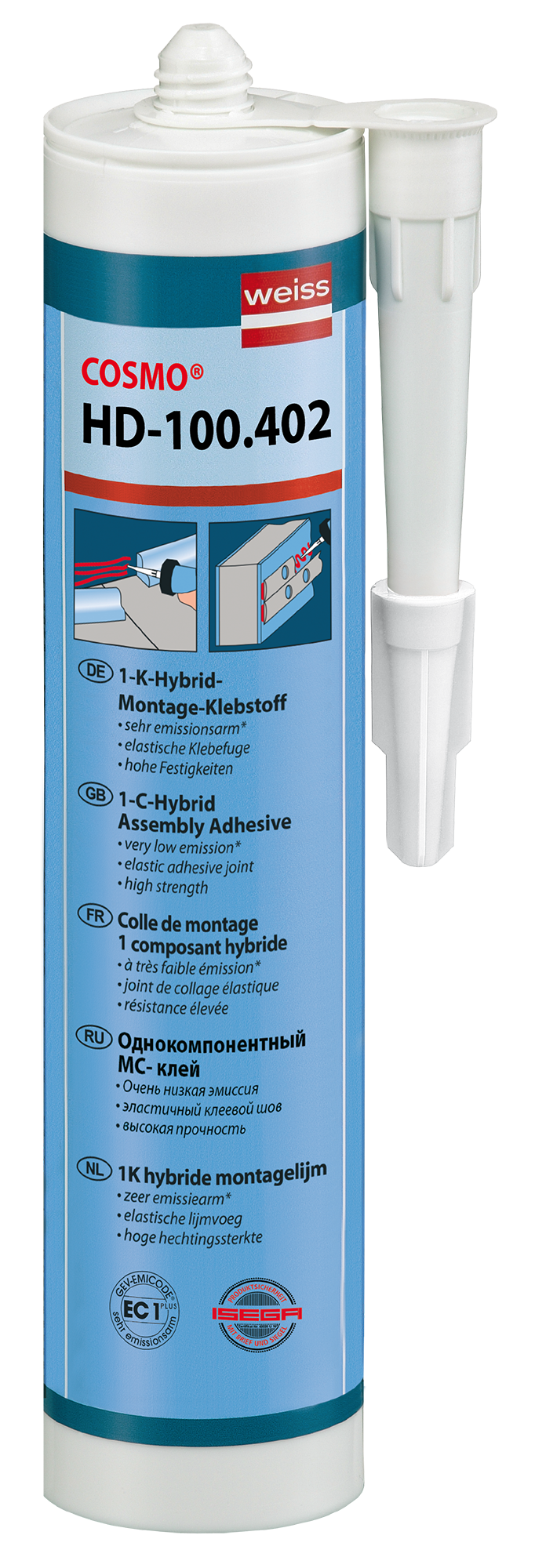 COSMO® HD-100.402, 1-K-MS-Montage-Klebstoff