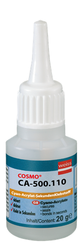 COSMO&amp;#174; CA-500.110, CA-Sekundenklebstoff mit Tropferspitze