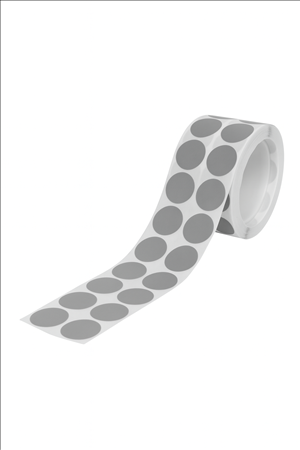 Gewebepunkte silber, ⌀ 30mm
