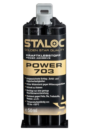 STALOC Power 703 Kraftklebstoff schwarz